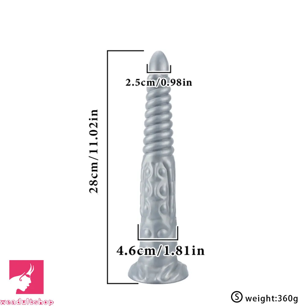 11.02in 14.17in 17.71in Tentacle Long Huge Fantasy Dildo Durable Manual Toy