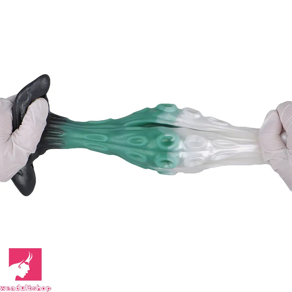 4.25in 5.15in 6.22in Odd Anchor Strap on Vibrating Mouth Gag Tentacle Dildo