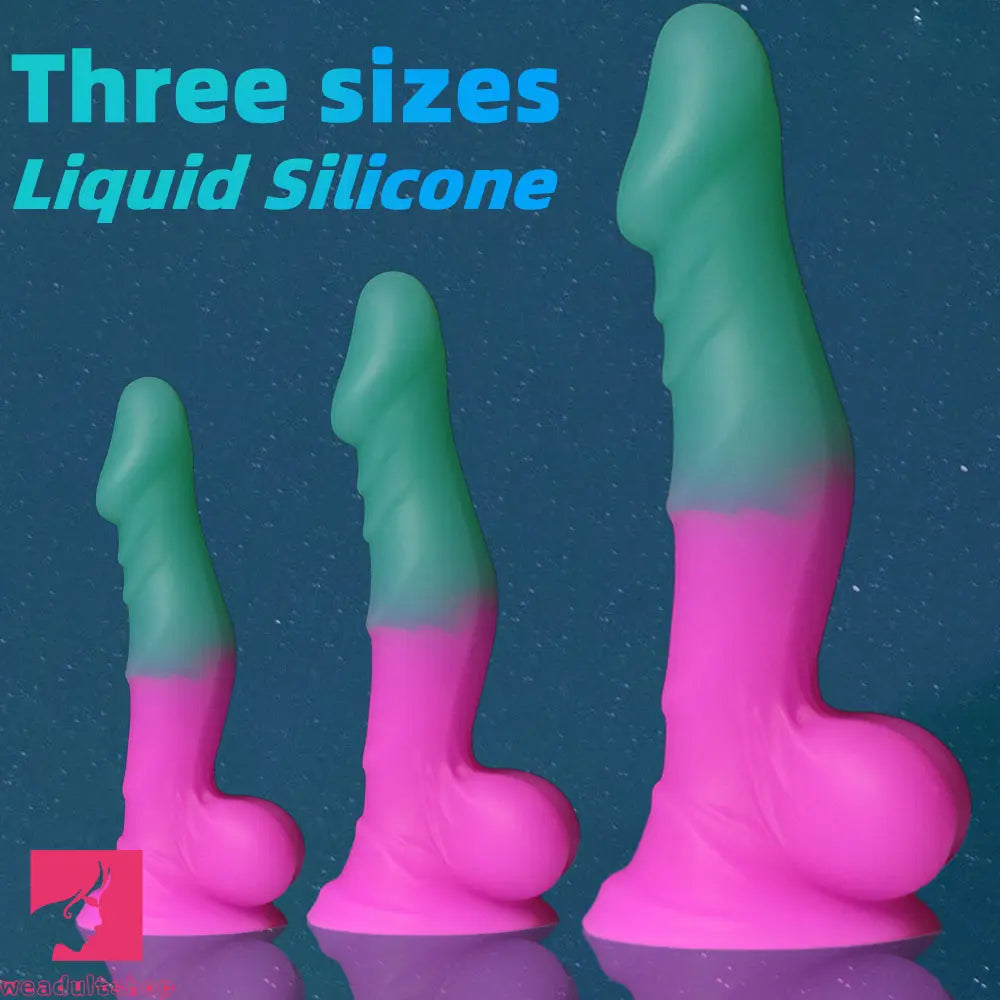 7in 8in 13in Fantasy Liquid Silicone Big Dildo Flexible Stimulator Holiday Gift