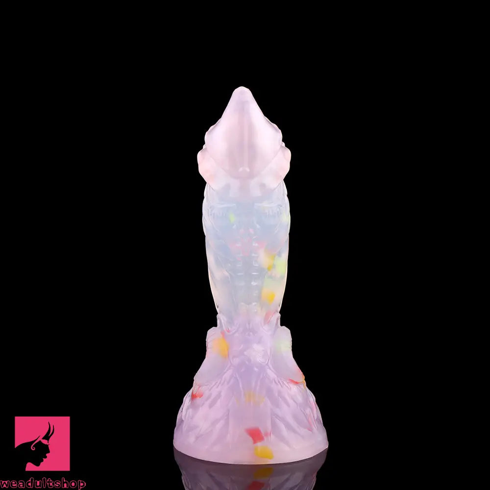 4.72in 5.9in 7.08in 8.66in Silicone Fantasy Soft Women Dildo With Key Chain