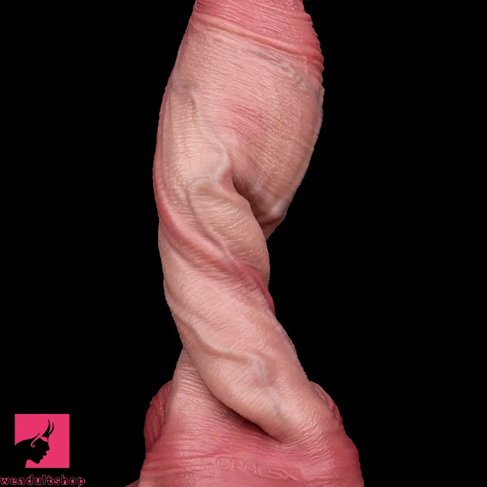 8.11in Realistic Feeling Skin Hollow Sleeve Cock Strap on Dildo Sex Toy