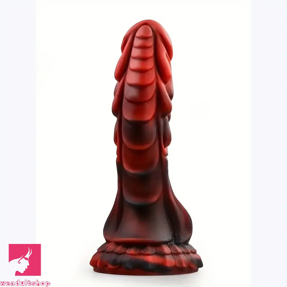 8.2in Lifelike Dragon Monster Soft Liquid Body Safe Odd Big Spiked Dildo