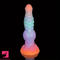 9.84in Silicone Luminous Big Dildo Animal Knot Anal Glow In Dark Prostate