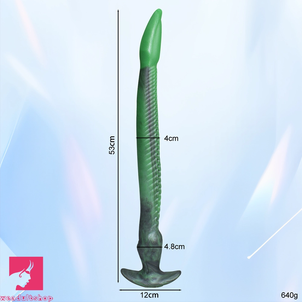 12.2in 15.94in 20.87in Super Long Big Clit Tentacle Silicone Butt Plug Dildo
