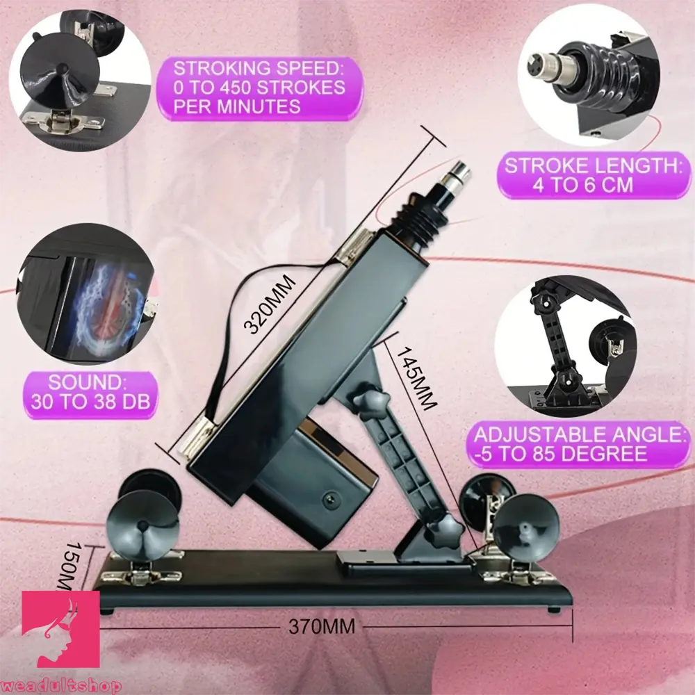 Fucking Dildo Machine With Realistic Dildo Women With 3XLR Connector