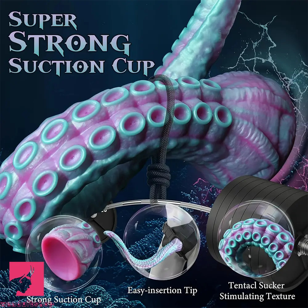 17.32in Monster Huge Long Vacation Penis Tentacle Anal Plug Dildo For Clit