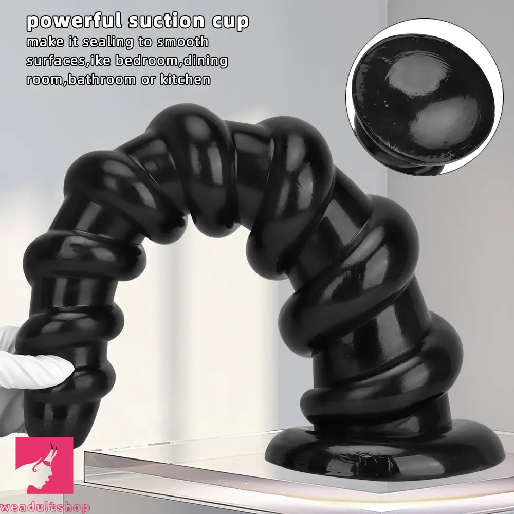 11.02in 13in 15.55in 17.32in 19.68in Super Long Huge Thread Butt Cock Dildo