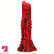 8.66in Thick Silicone Anal Plug Fantasy Dildo With Suction Cup Clit Toy