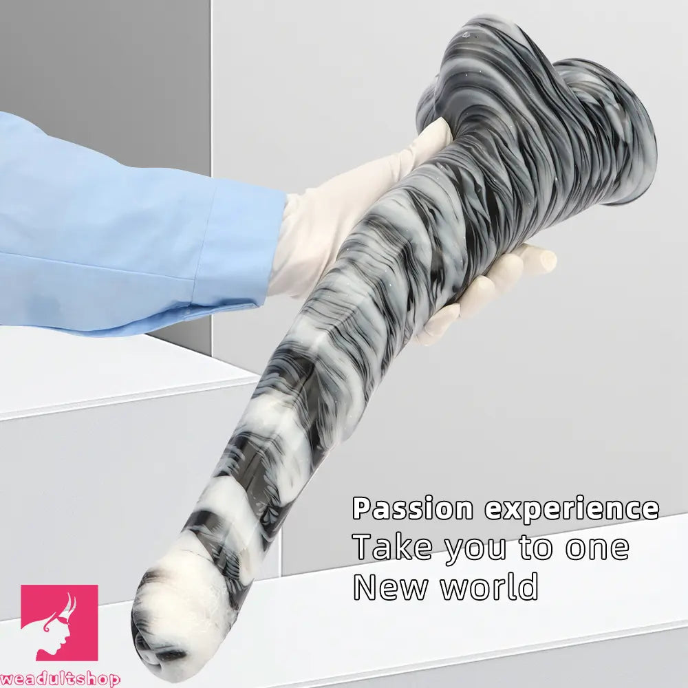 18.9in Mixed Color Big Alternative Animal Super Long Horse Cock Dildo