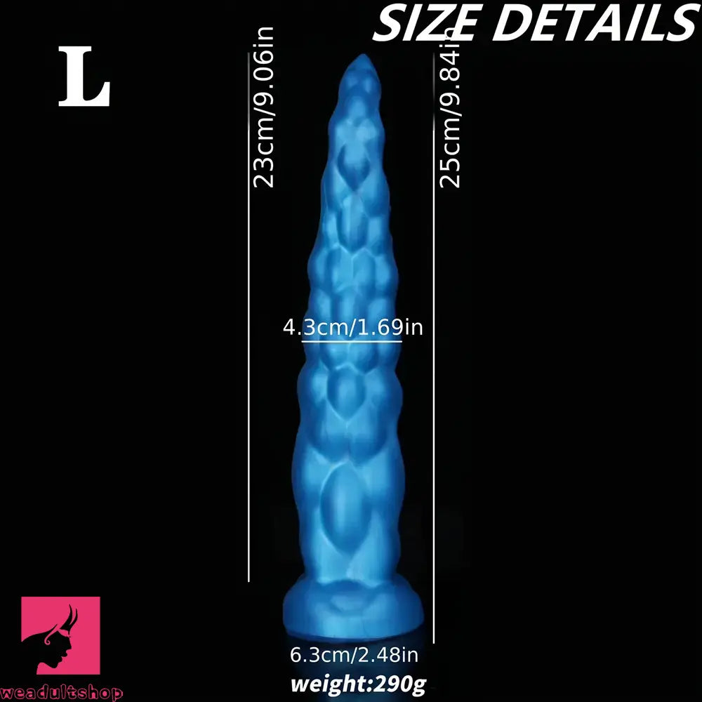 5.91in 7.87in 9.84in Octopus Silicone Monster Dildo With Luminous Pink