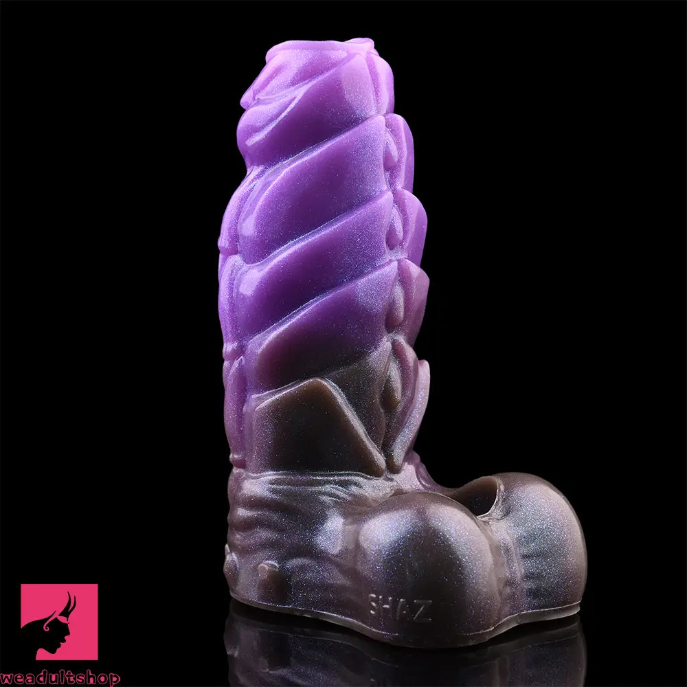 5.66in Dragon Spiked Beast Creature Fantasy Hollow Cock Dildo Sleeve