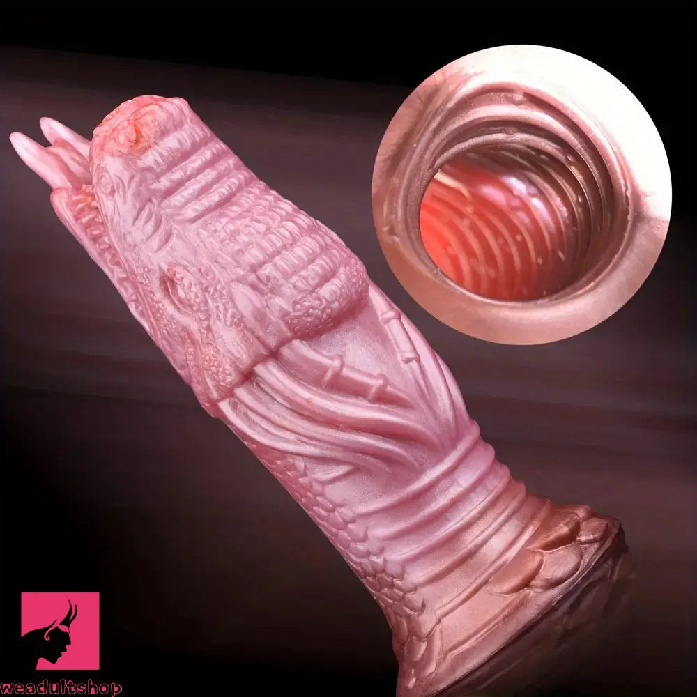 6.88in Realistic Dragon Animal Cock Sleeve 3 Colors Hollow Dildo Sheath