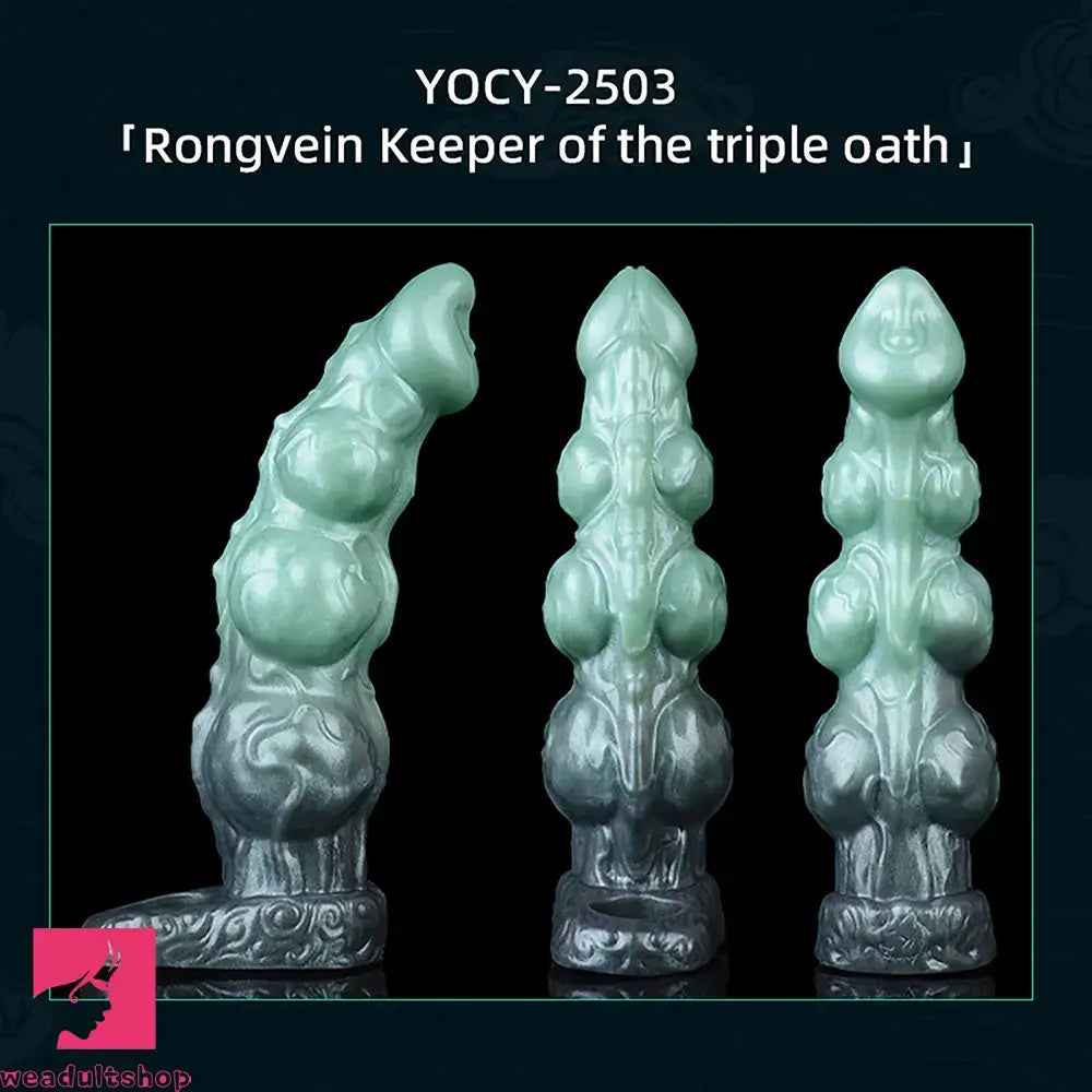 8.85in Platinum Liquid Silicone Penis Sleeve Dildo For Thickening Real Toy