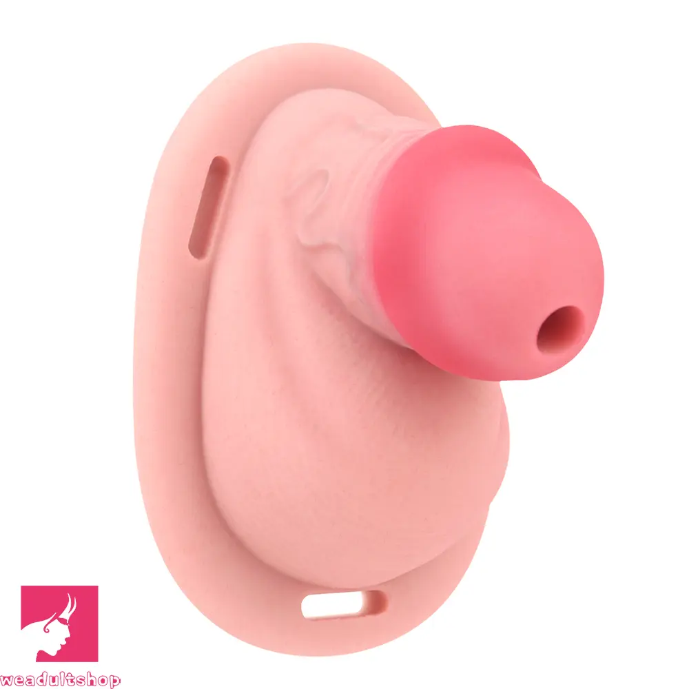 3.34in Real Hollow Chastity Cage Dildo Couple Sex Love Masturbator
