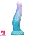 7.28in Luminous Tentacle Silicone Soft Dildo For Women Men Penis Fucking