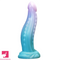 7.28in Luminous Tentacle Silicone Soft Dildo For Women Men Penis Fucking