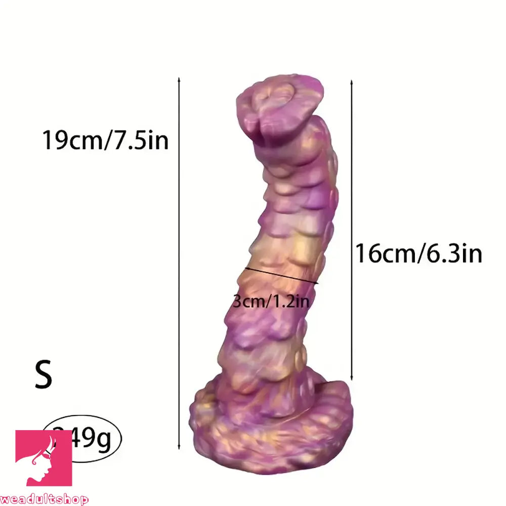 7.5in 9.1in 10.6in Liquid Silicone Soft Simulation Big Fantasy Tentacle Dildo