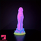 8.66in Glowing Dragon Silicone Monster Dildo For Women Prostate Massage