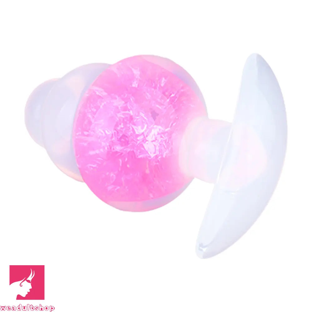 4.53in Luminous Silicone Anal Beads Dildo Anal Love Toy For Women Clit