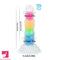 7.67in 7.87in 7.99in Transparent Luminous Dildo Realistic Anal G Spot Dildo