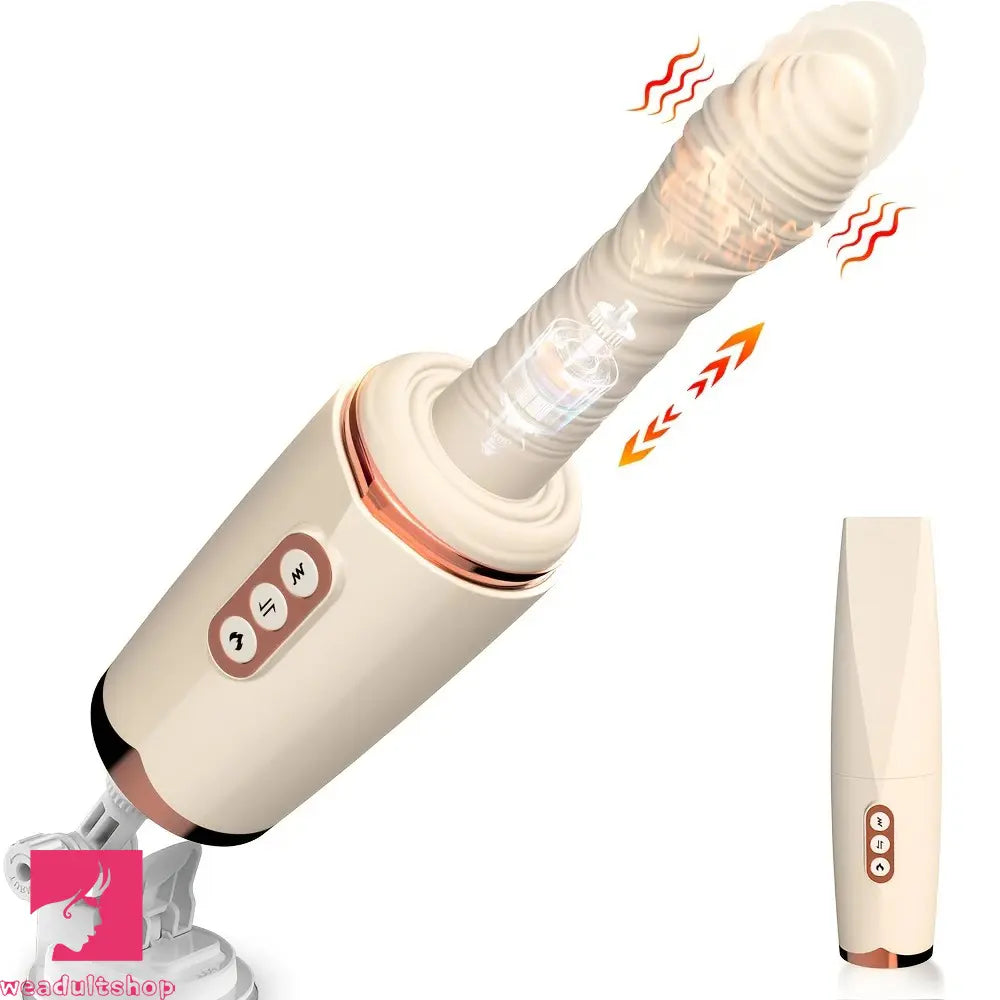 9.92in Sex Machine Thrusting Heating Auto Dildo Rotatable Switch 7 Vibrating