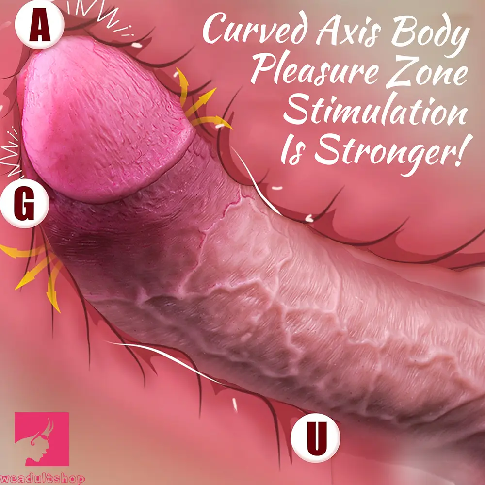 11.02in Realistic Blue Vein Makeup Dual Density Silicone Soft Big Anal Dildo