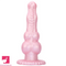 8.62in Realistic Dog Penis Design Silicone Dildo G-Spot Vaginal Dilation