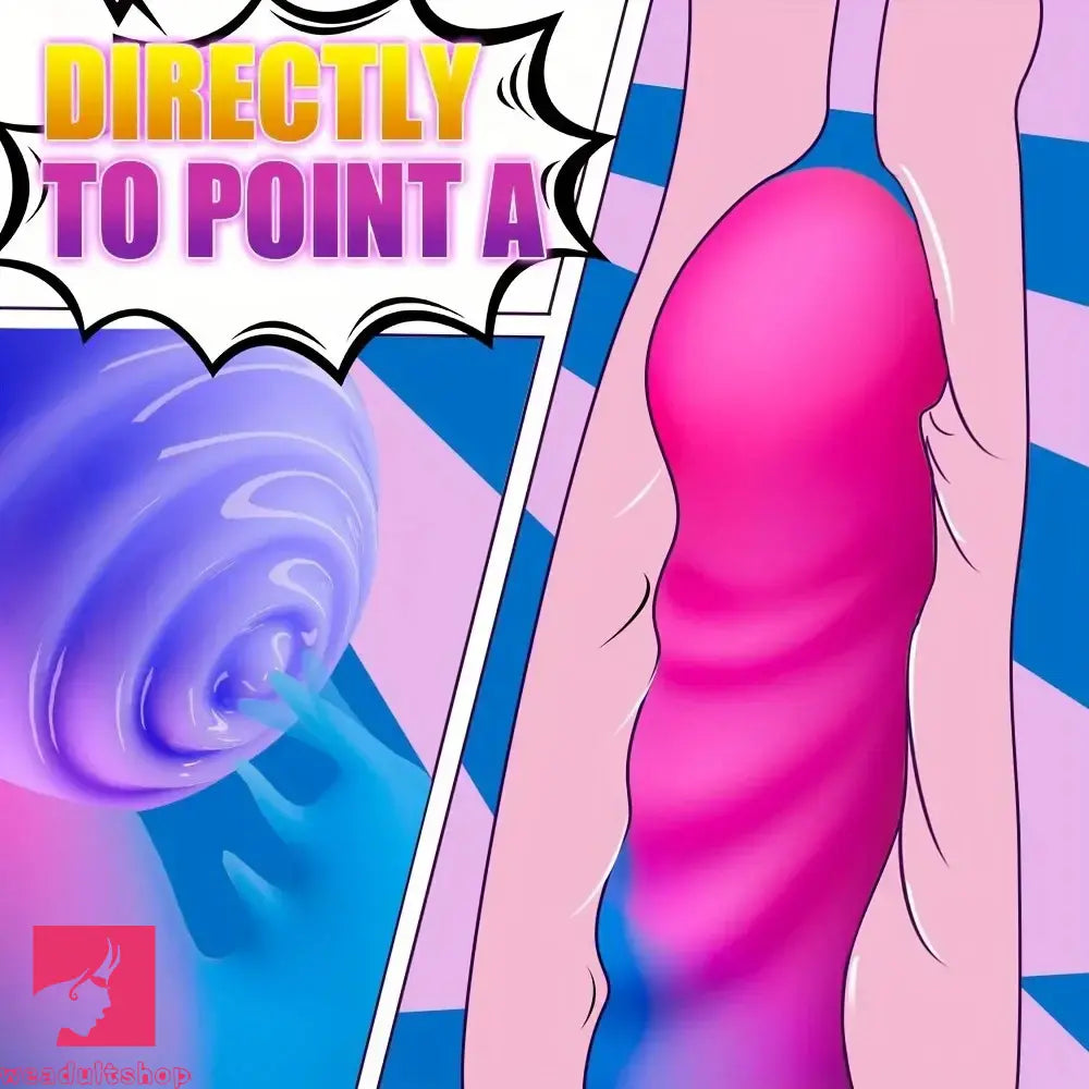 8.07in Realistic Dildo Vibrator 10 Thrusting Modes Consolador For Clit