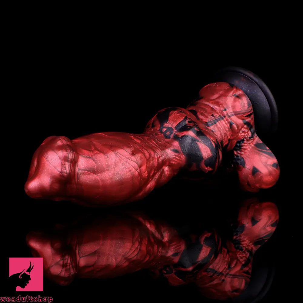 8.46in Dog Knot Super Realistic Texture Soft Deep Penetration Cock Sex Toy