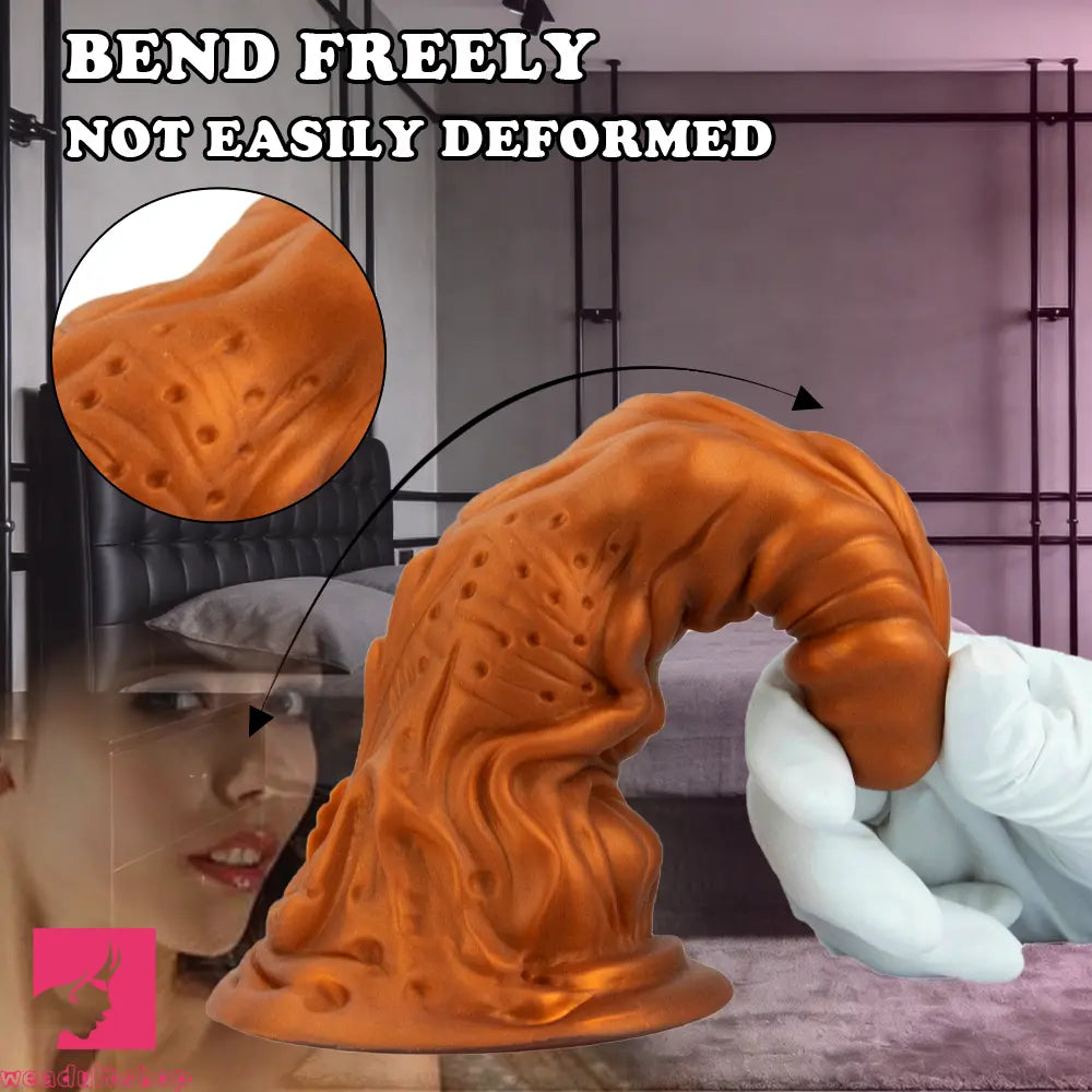 8.66in Monster Fantasy Big Dildo Anal Plug Cock Love Training Fun Masturbator