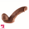 7.87in Silicone Soft Dildo With Big Glans Realistic Suction Cup Cock Dildo