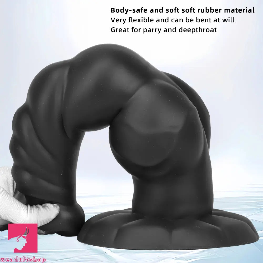 8.66in 11.81in 14.17in Heterosexual Animal Upgraded Dog Silicone Dildo