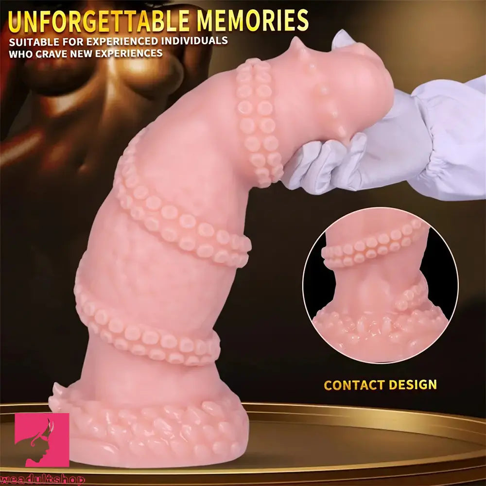 7.08in 8.46in 10.03in 11.81in 13.77in 14.96in Fantasy Big Fat Monster Dildo