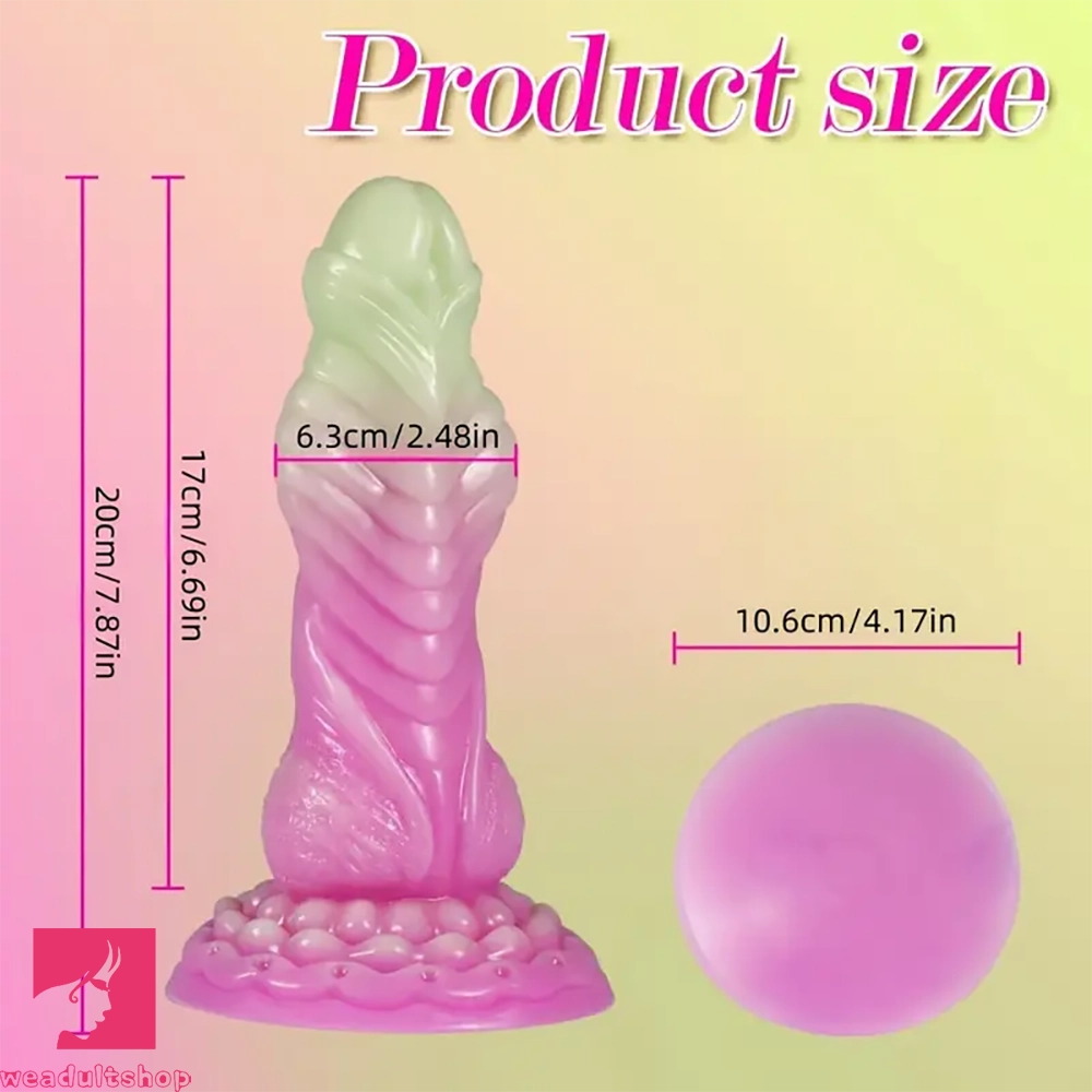 7.87in Silicone Snake Animal Dildo With Suction Cup For Adults Dilation