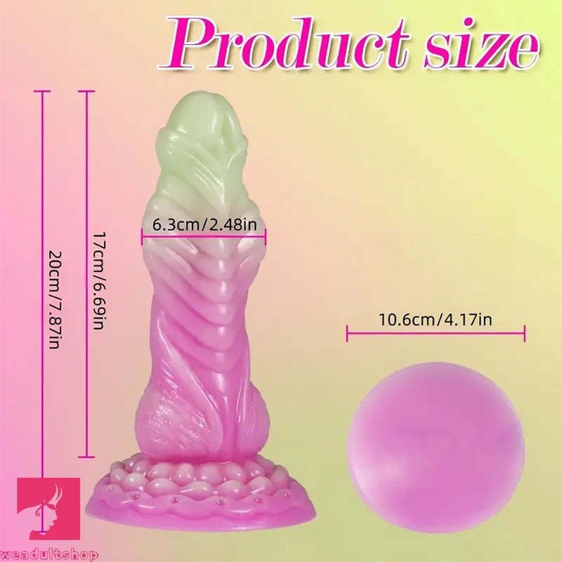 7.87in Silicone Snake Animal Dildo With Suction Cup For Adults Dilation