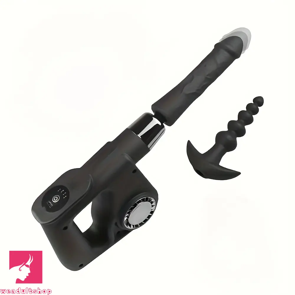 14.57in Handheld Dildo Fuck Machine Gun Vibrator For Women Men Couples