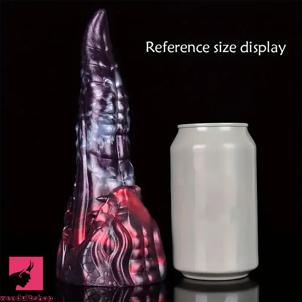 8.18in Dragon Monster Real Silicone Soft Dildo Penis Clit Expander Weadultshop