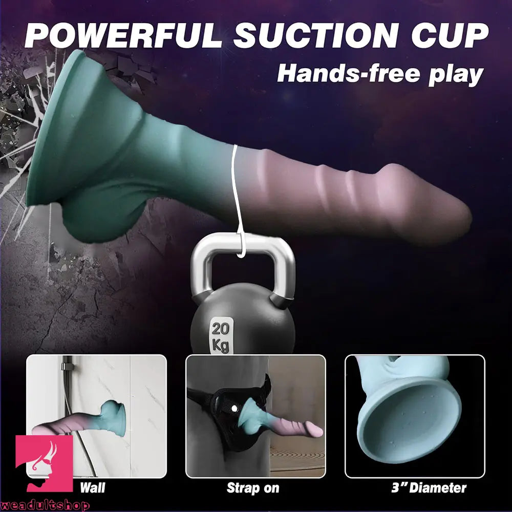 7in 8in 13in Fantasy Liquid Silicone Big Dildo Flexible Stimulator Holiday Gift