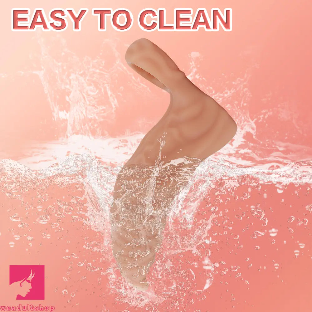 6.18in 7.48in Vibrating Fantasy 10 Modes Cock Sleeve Dildo For Females