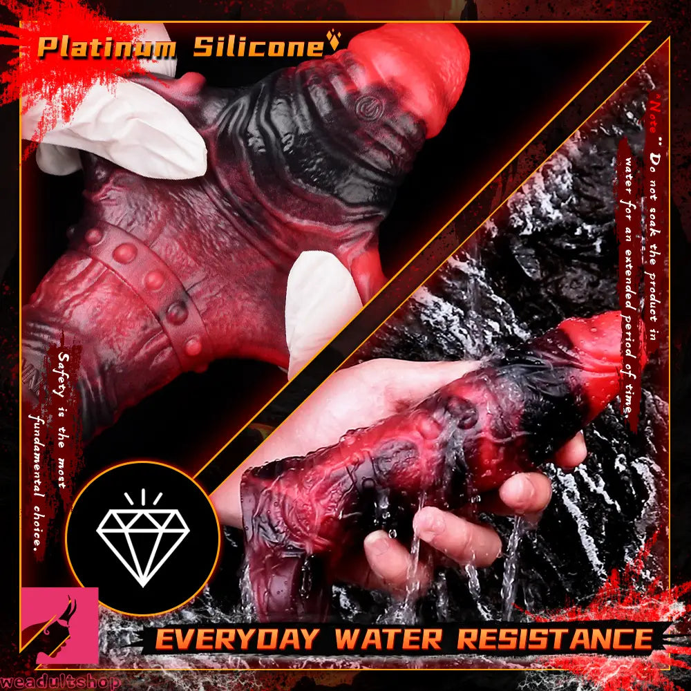 5.98in 7.09in Silicone Cock Sleeve Spiked Hollow Vibrating Odd Cock Dildo