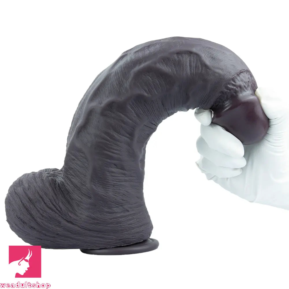 12.99in Huge Thick Lifelike Silicone Dildo Stimulate Solo Play Accessory