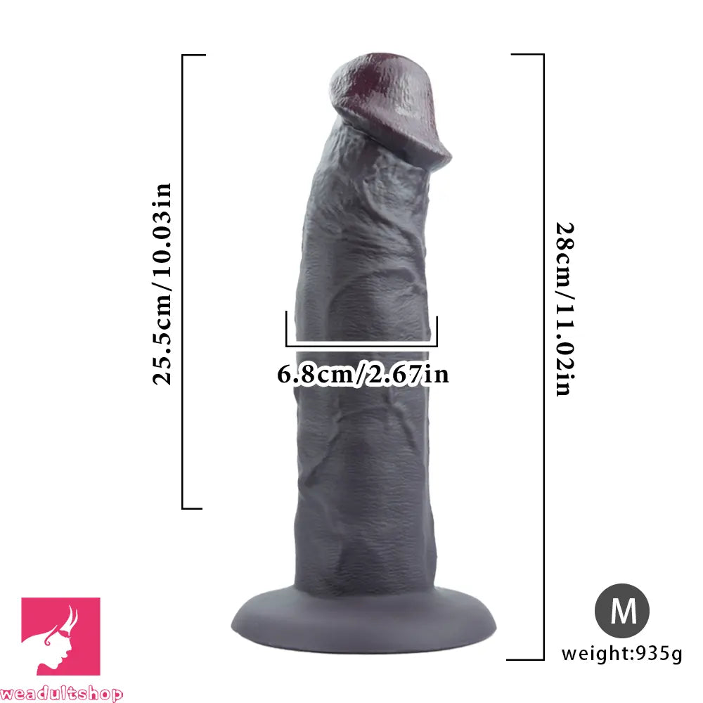 9.05in 11.02in 12.59in Egg-free Silicone Big Dildo For G Spot Adult Product