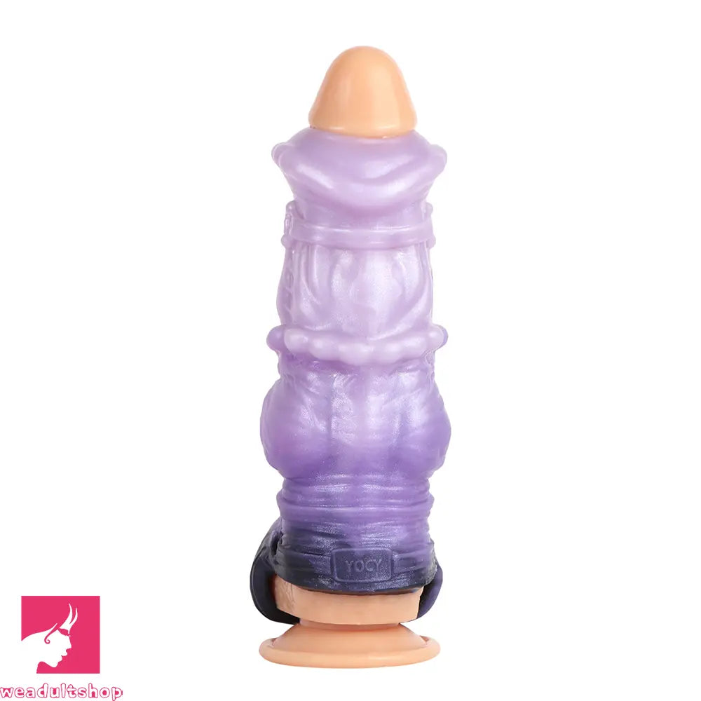 4.44in 6.06in 7.32in Horse Cock Dildo Sleeve Odd Spiked Knot Creature Sleeve