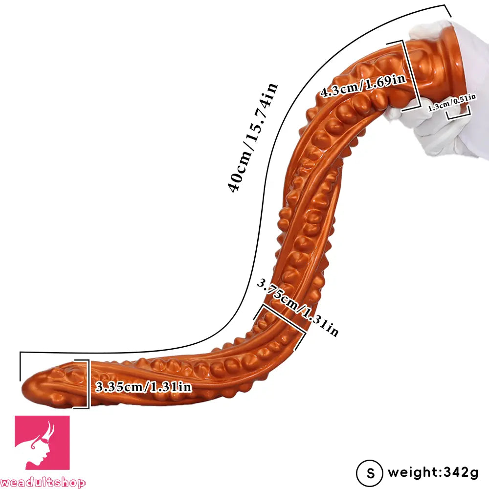 15.74in 23.62in Oversized Barbed Long Anal Butt Plug Dildo Insert Sex Toy