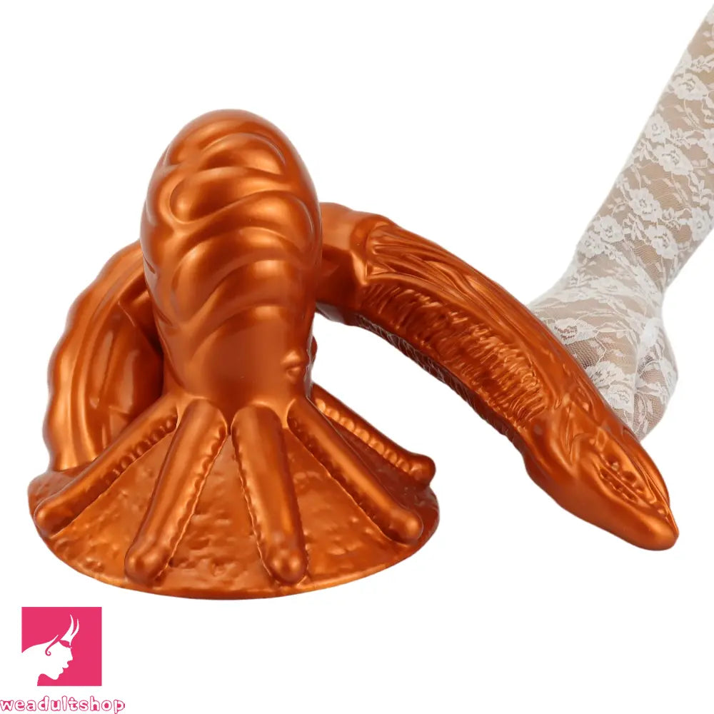 11.81in 17.7in Dual Ended Alien Anal Plug Soft Fantasy Dildo Anal Massage Dilator