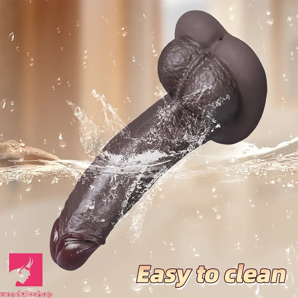 6.7in 7.8in Upturned Realistic Silicone Dildo Couples G-Spot Anal Cock Penis