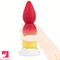 7.48in Cute Strawberry Silicone Soft G Spot Dildo With Strong Suction Cup