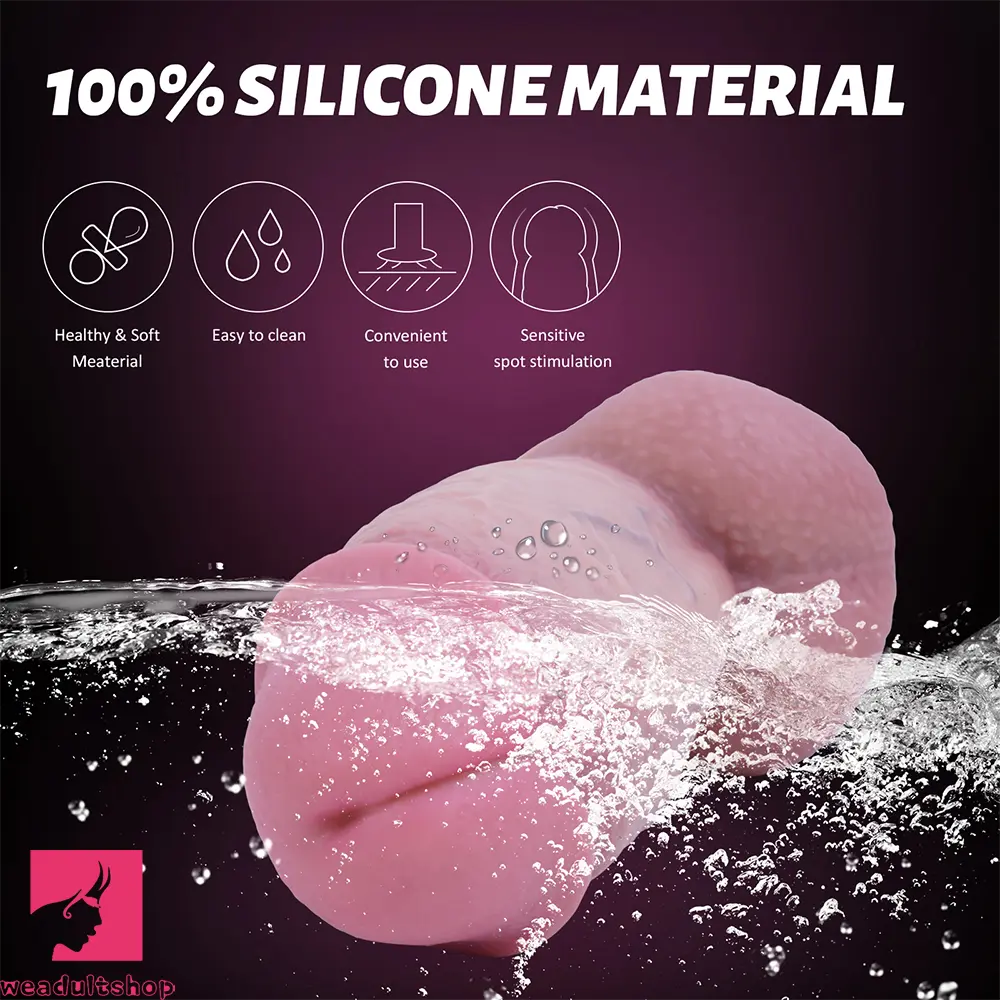 8in Silicone Soft Thick Lifelike Dildo For Female Masturbation Cock Toy