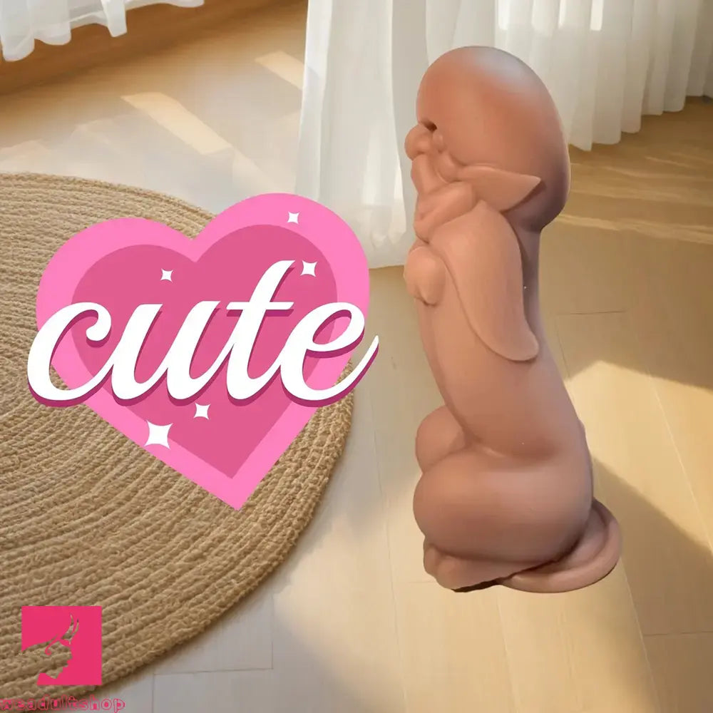 7.67in Liquid Silicone Simulation Animal Type Cock Soft Simulation Dildo