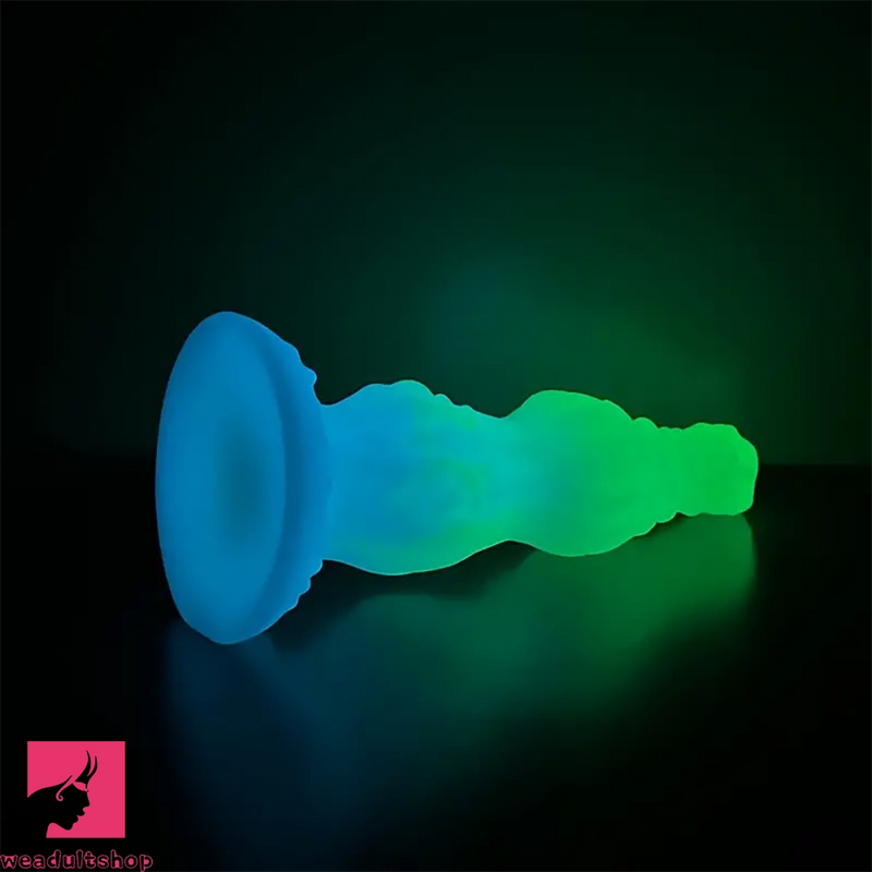 8.34in 9.6in 10.78in Melange Silicone Monster Dildo Big Luminous Clit Dildo